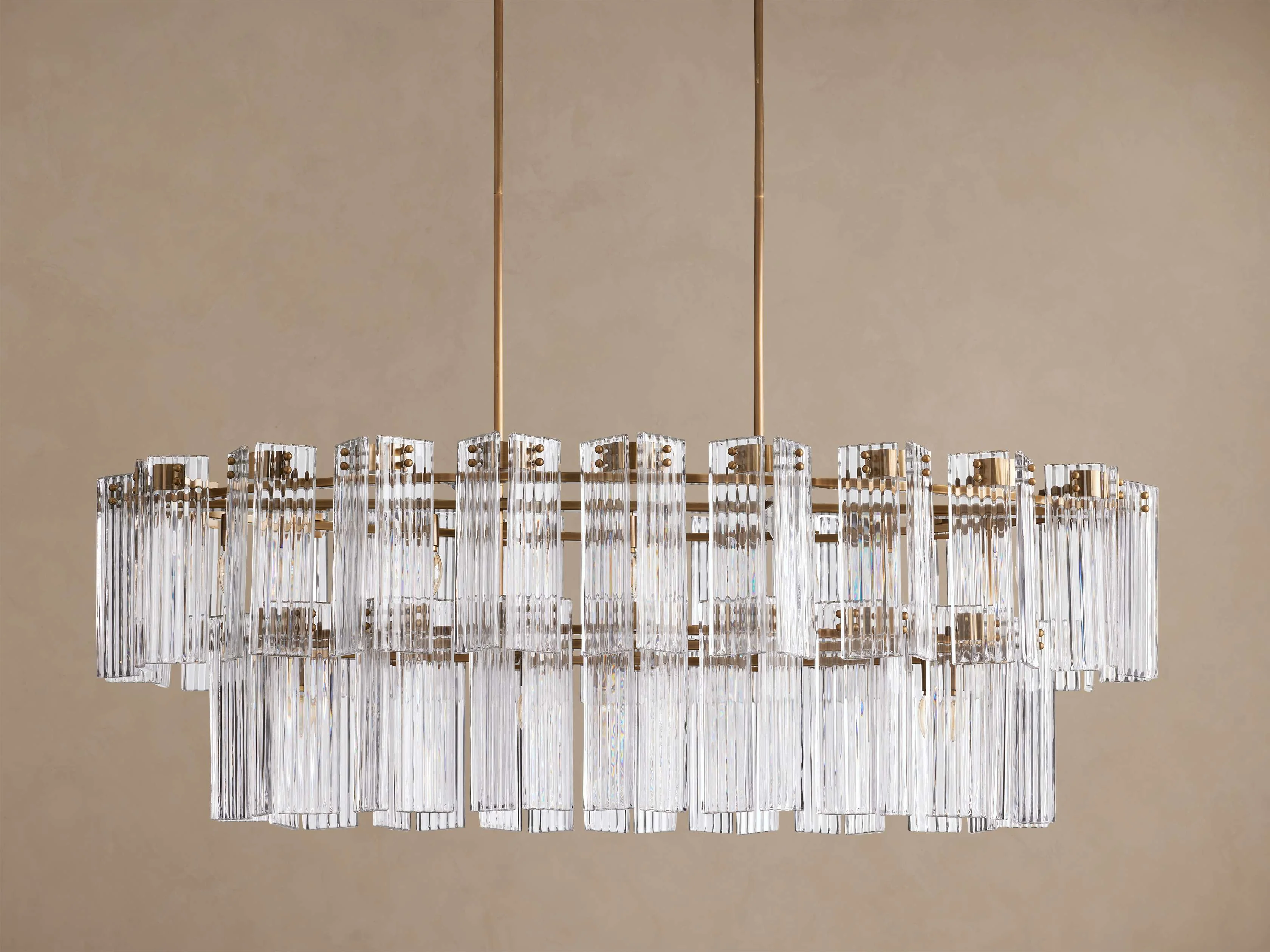 Delsie Oval Tiered Chandelier 63'' 72"W - Image 2