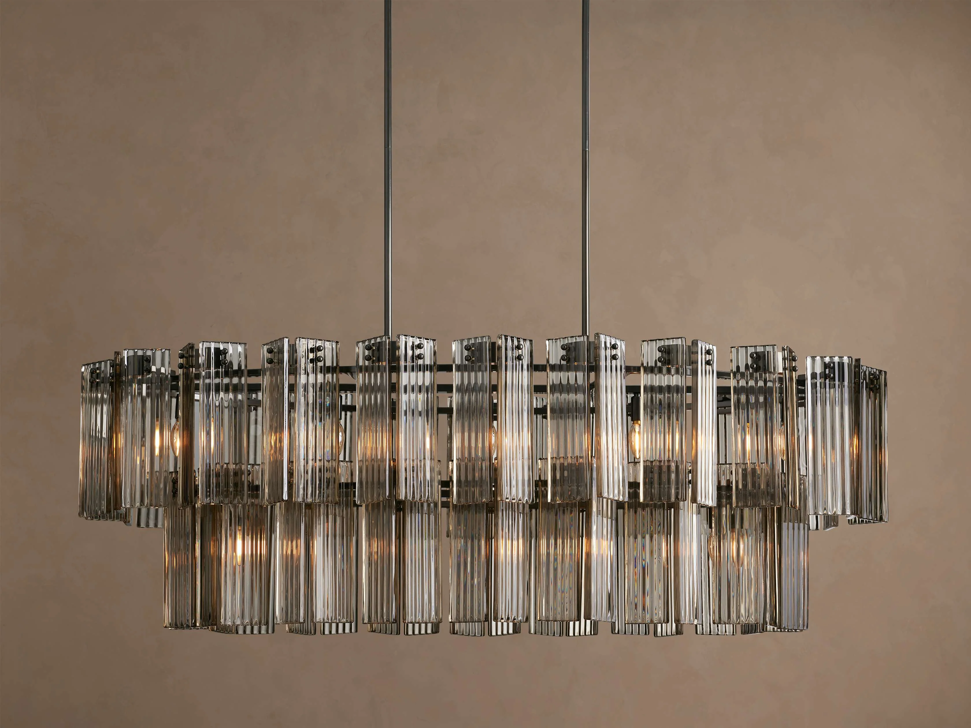 Delsie Oval Tiered Chandelier 63'' 72"W - Image 23