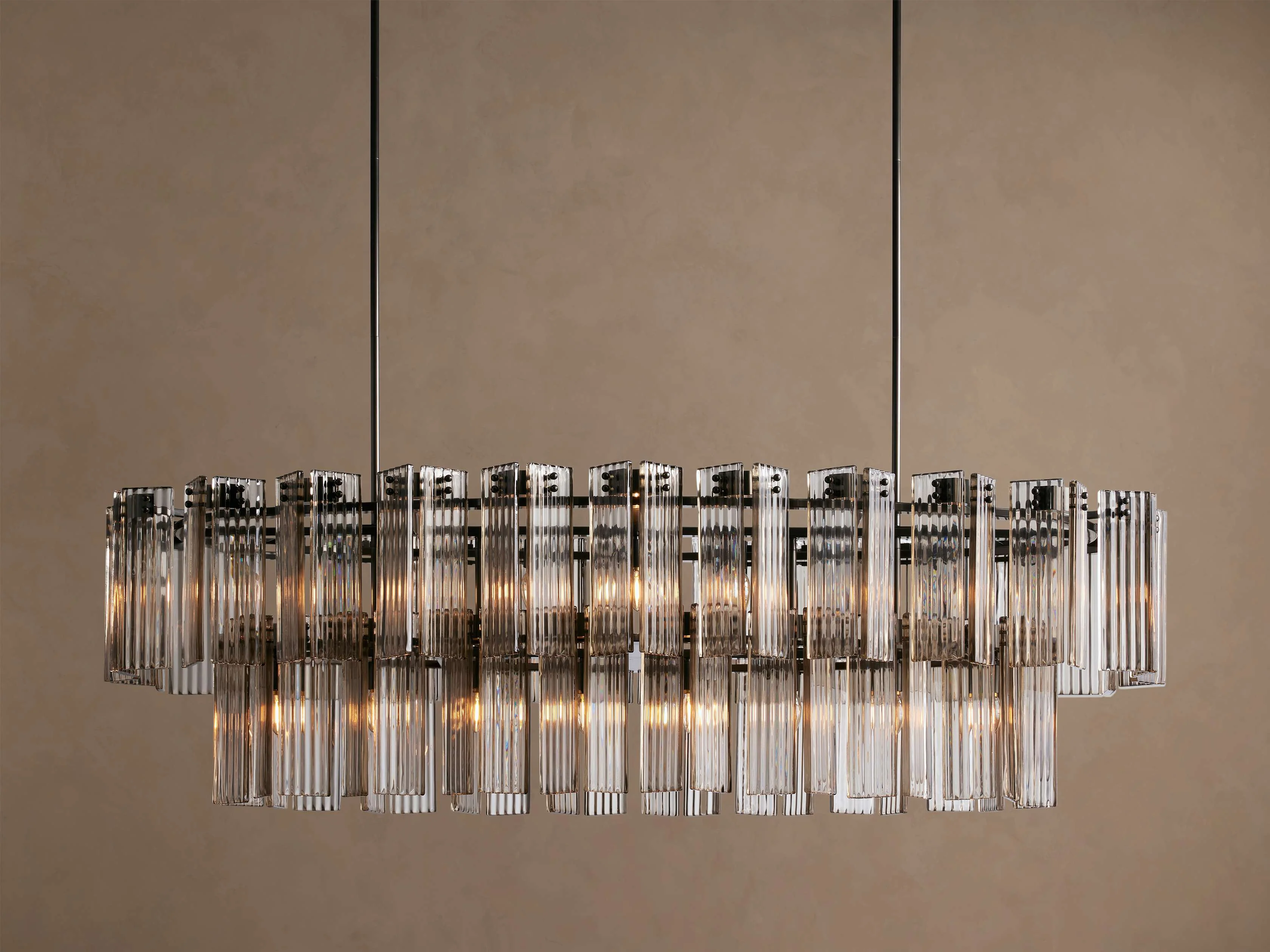 Delsie Oval Tiered Chandelier 63'' 72"W - Image 27