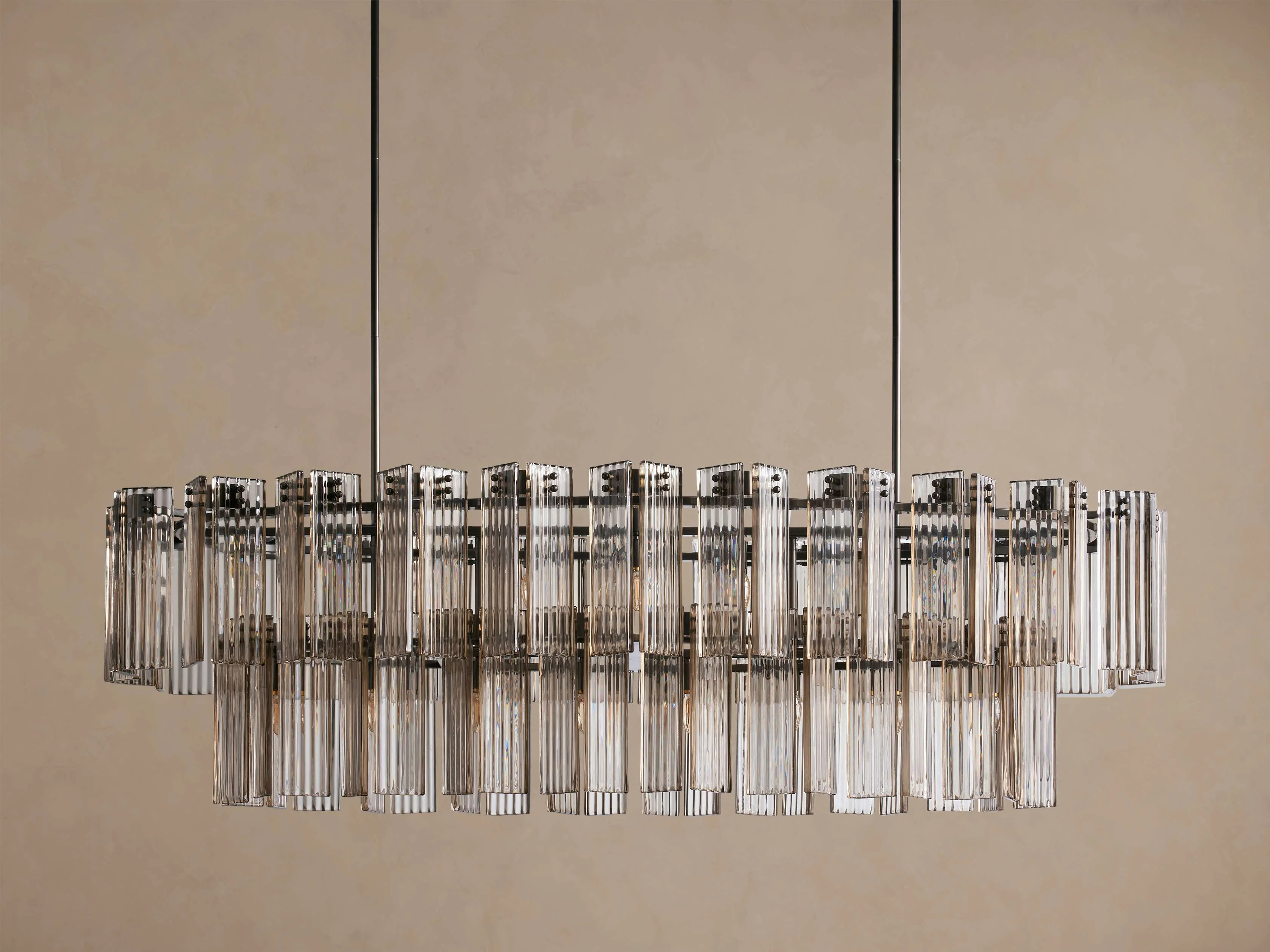 Delsie Oval Tiered Chandelier 63'' 72"W - Image 28