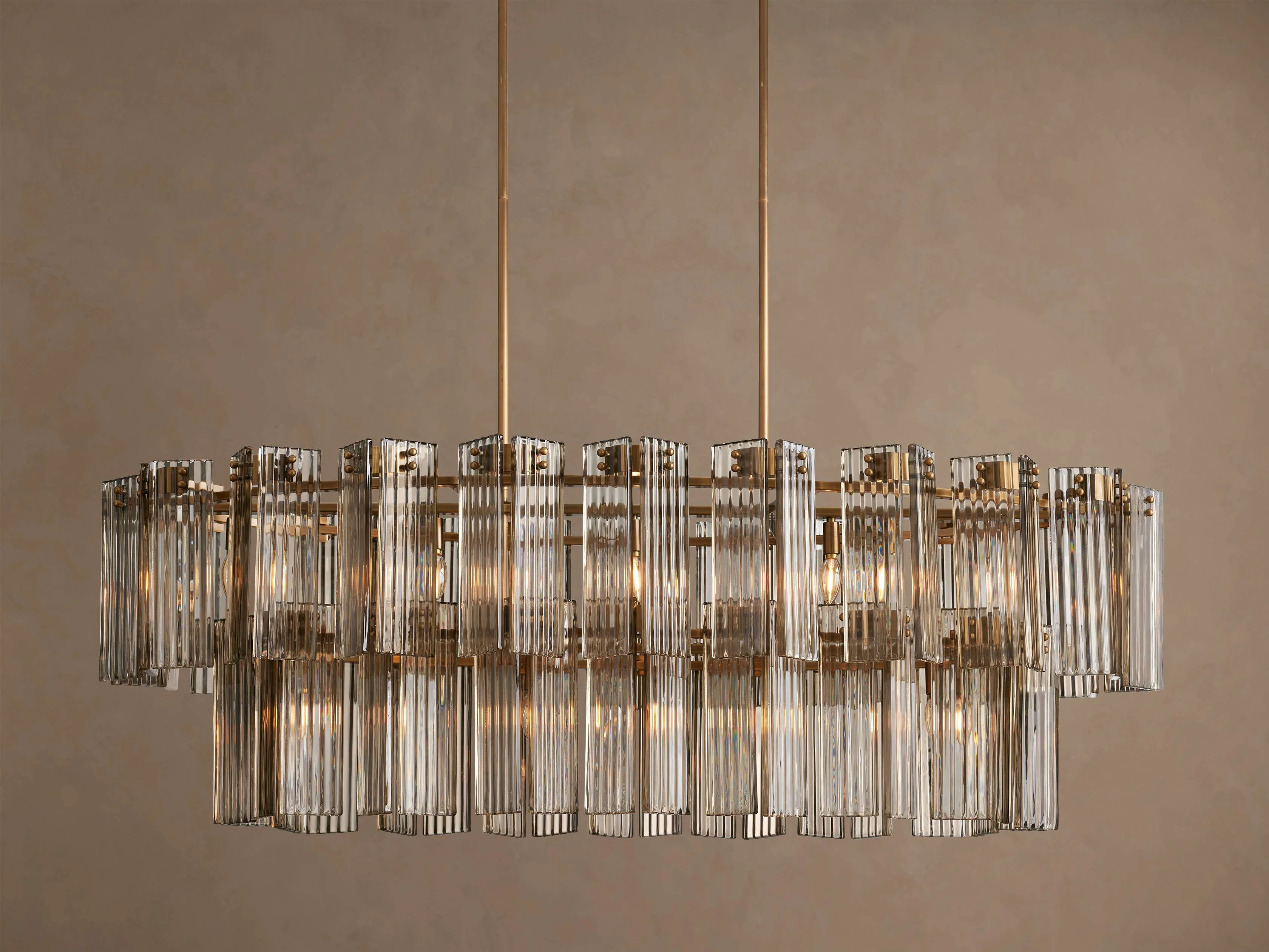 Delsie Oval Tiered Chandelier 63'' 72"W - Image 7