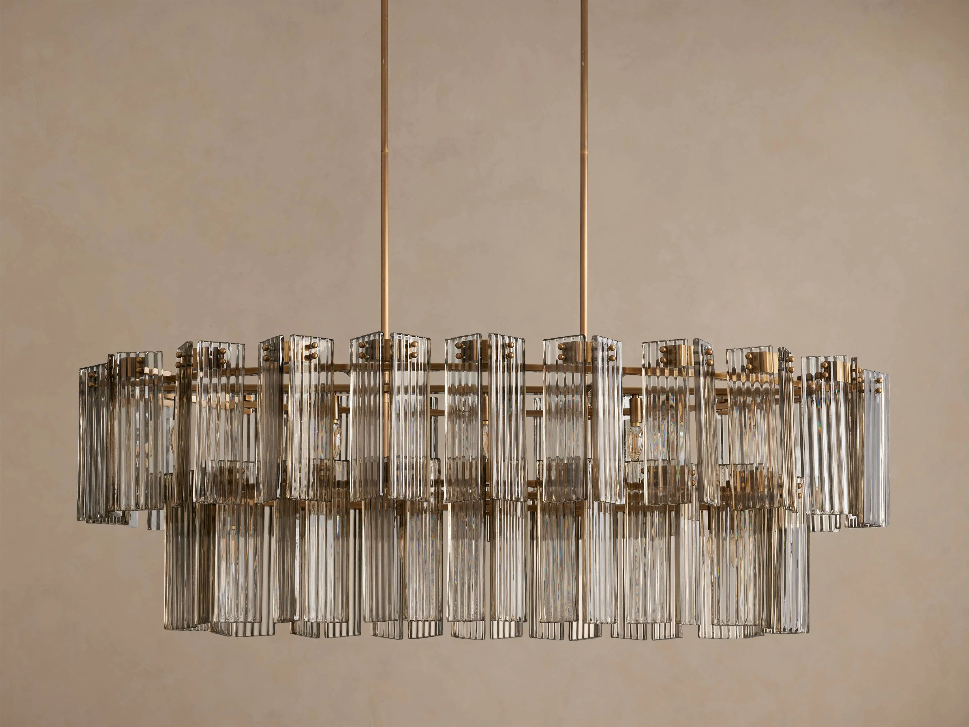 Delsie Oval Tiered Chandelier 63'' 72"W - Image 8
