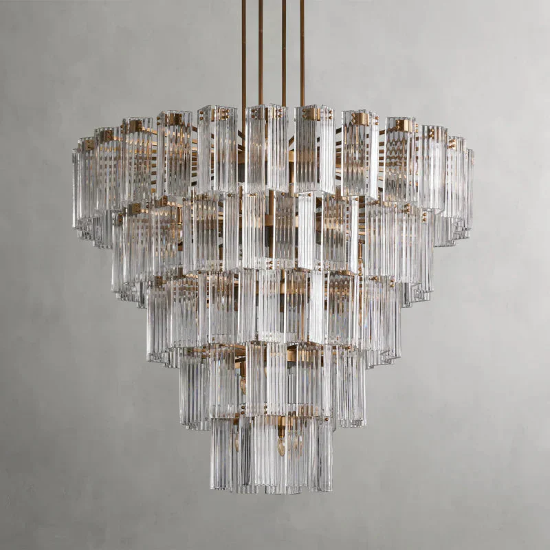 Delsie Round Art Glass Chandelier 38" 48" 60"D - Image 19