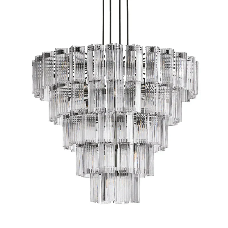 Delsie Round Art Glass Chandelier 38" 48" 60"D - Image 21