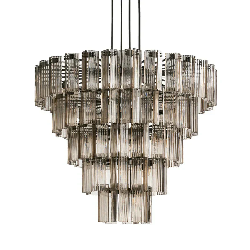 Delsie Round Art Glass Chandelier 38" 48" 60"D - Image 22