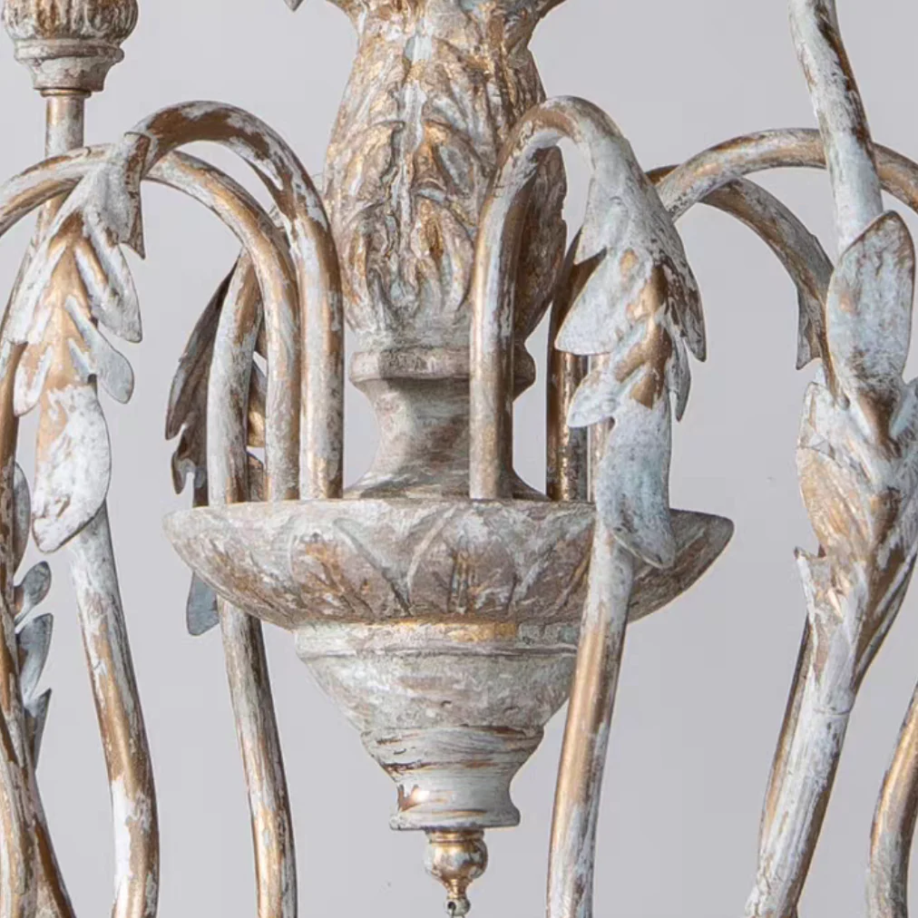 French Vintage Candle Chandelier for Living Room/Bedroom - Image 11