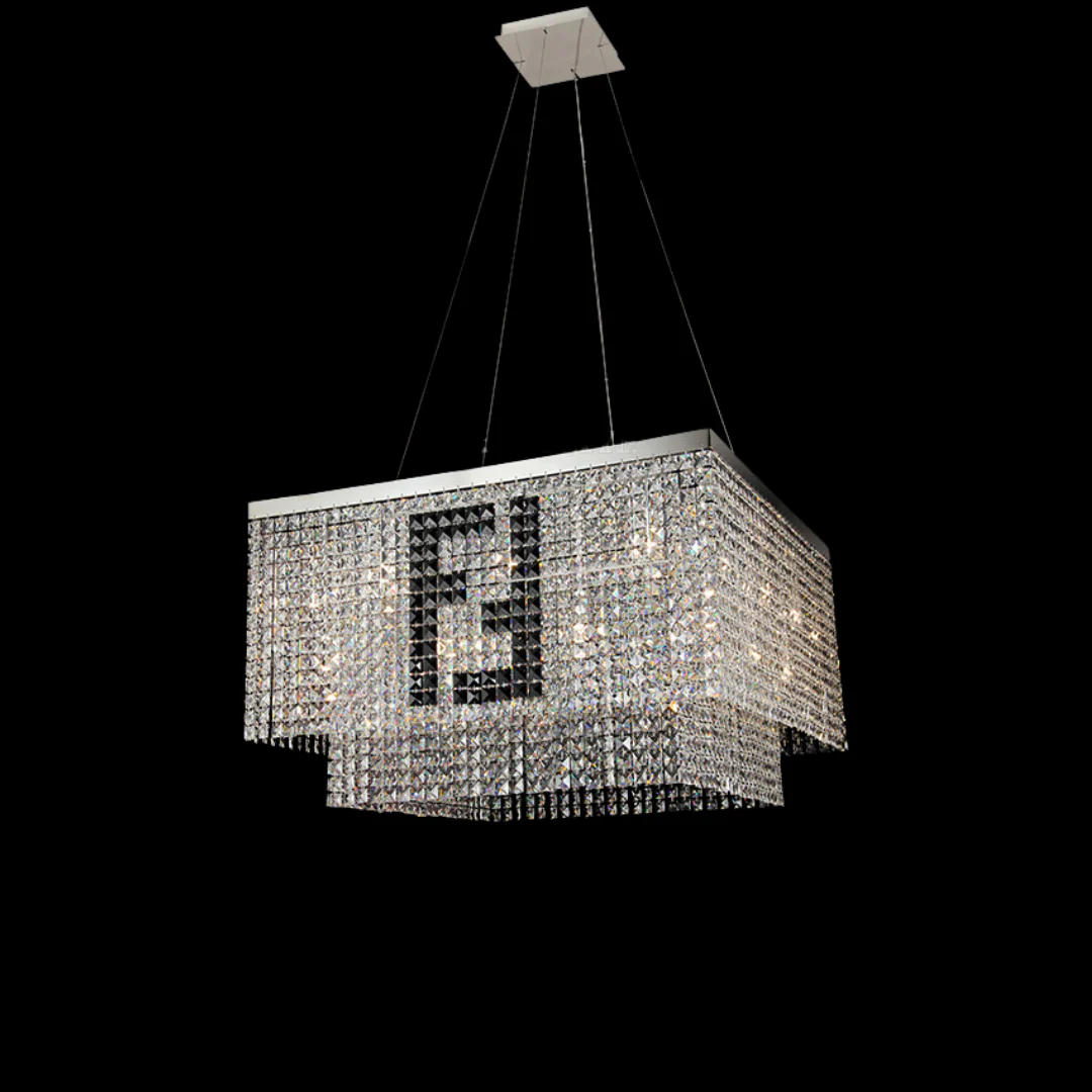 Designer Style Crystal Chandelier Elegant Round Ceiling Lighting Fixture for Living/ Dining Room - Image 21