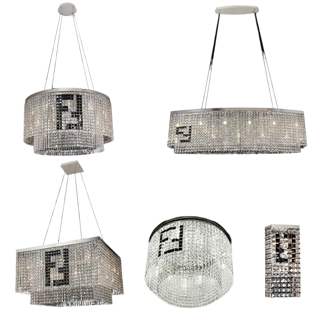 Designer Style Crystal Chandelier Elegant Round Ceiling Lighting Fixture for Living/ Dining Room - Image 27