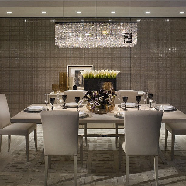 Designer Style Crystal Chandelier Elegant Round Ceiling Lighting Fixture for Living/ Dining Room - Image 3