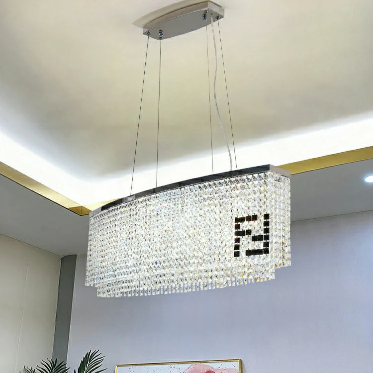 Designer Style Crystal Chandelier Elegant Round Ceiling Lighting Fixture for Living/ Dining Room - Image 8