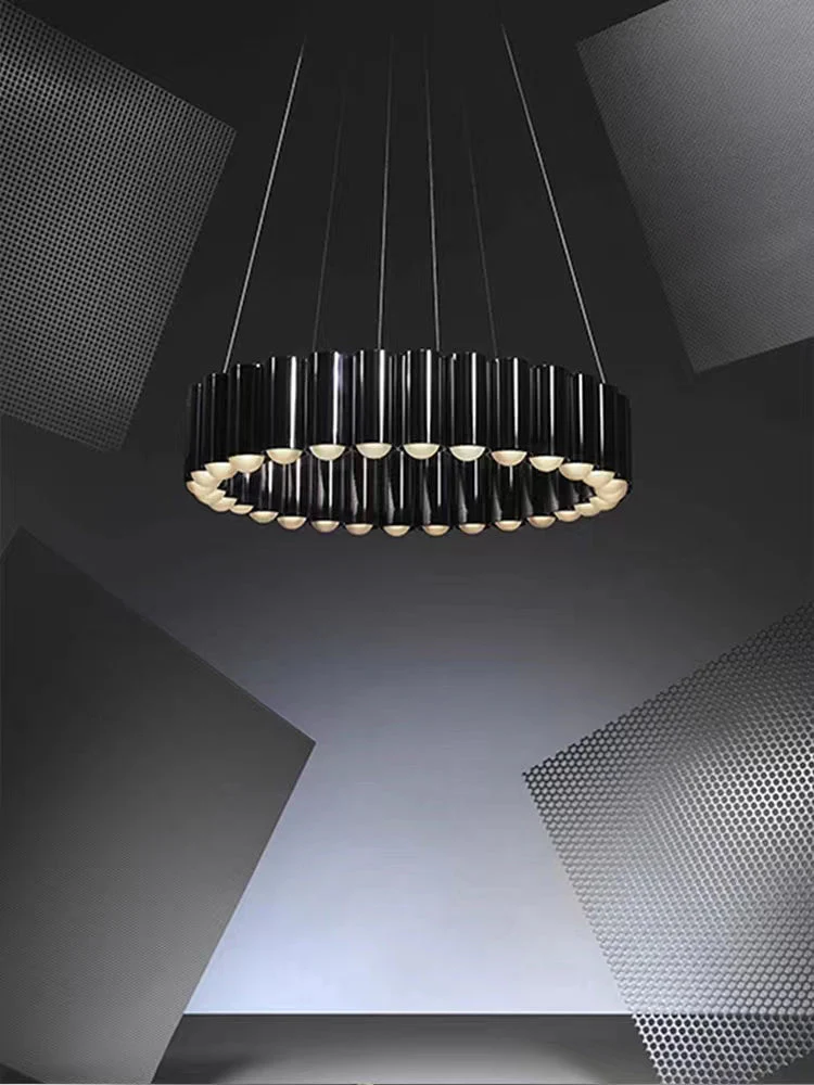 Designer Model Oversized Multi-head Round Chandelier for Living/Dining Room/Bedroom - Image 10