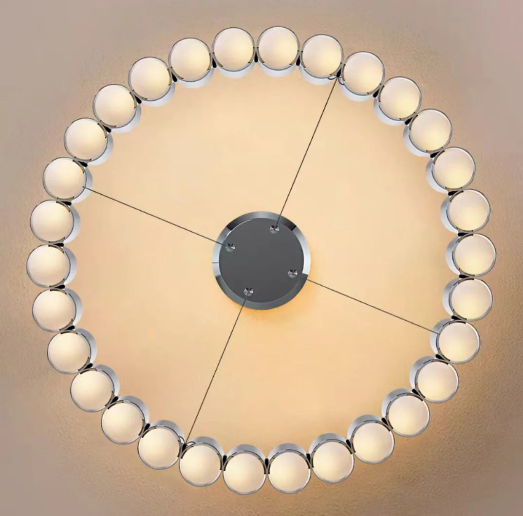 Designer Model Oversized Multi-head Round Chandelier for Living/Dining Room/Bedroom - Image 11