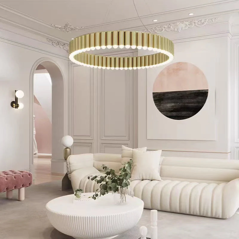 Designer Model Oversized Multi-head Round Chandelier for Living/Dining Room/Bedroom - Image 3