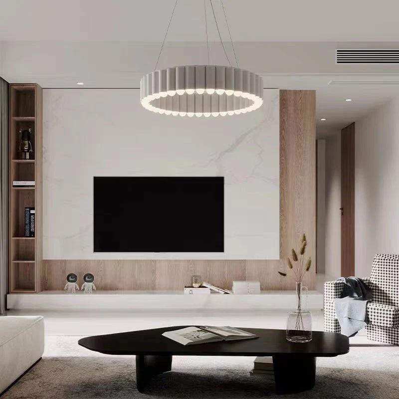 Designer Model Oversized Multi-head Round Chandelier for Living/Dining Room/Bedroom - Image 5