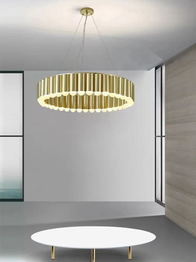 Designer Model Oversized Multi-head Round Chandelier for Living/Dining Room/Bedroom - Image 7