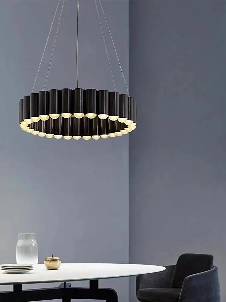 Designer Model Oversized Multi-head Round Chandelier for Living/Dining Room/Bedroom - Image 8
