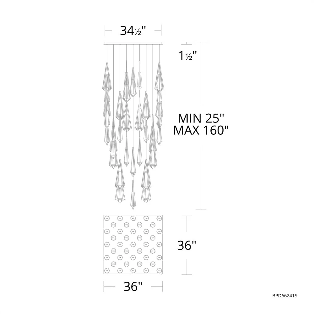 Devote Linear Chandelier 40 Light - Image 2