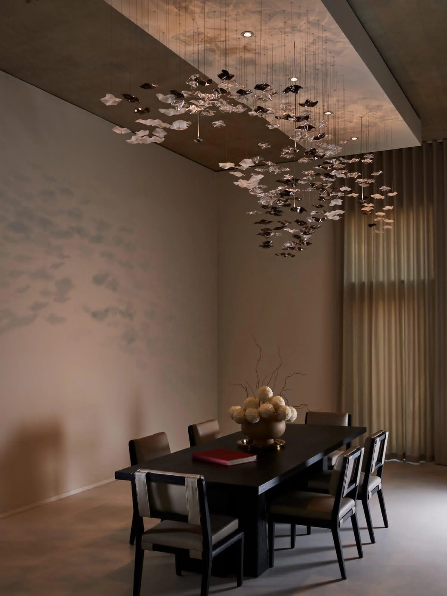 Galaxy Tidal Art Glass Crystal Spiral Chandelier - Image 33