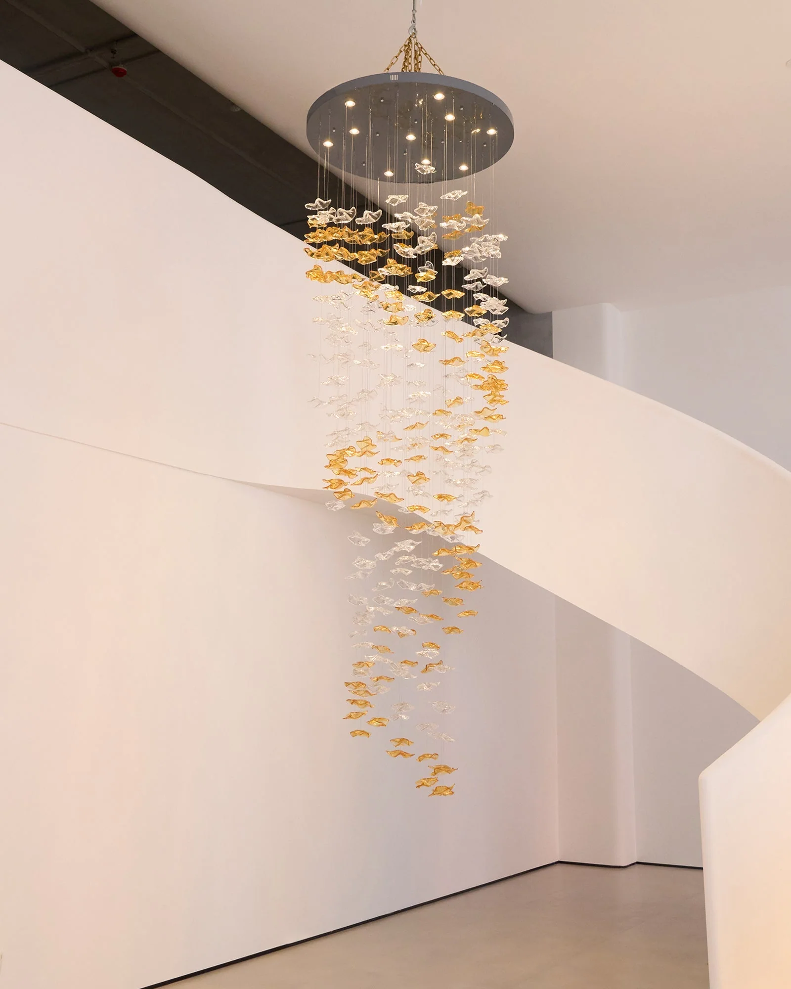 Galaxy Tidal Art Glass Crystal Spiral Chandelier - Image 62