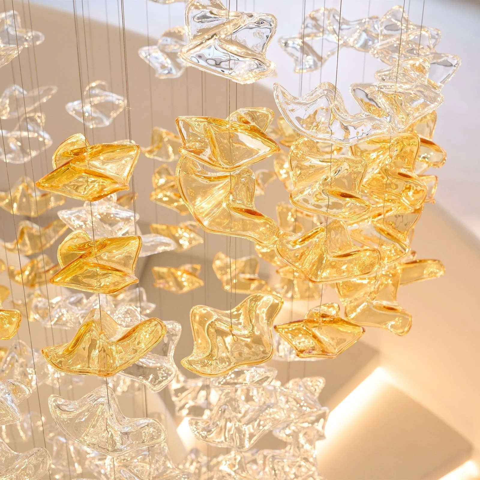 Galaxy Tidal Art Glass Crystal Spiral Chandelier - Image 64