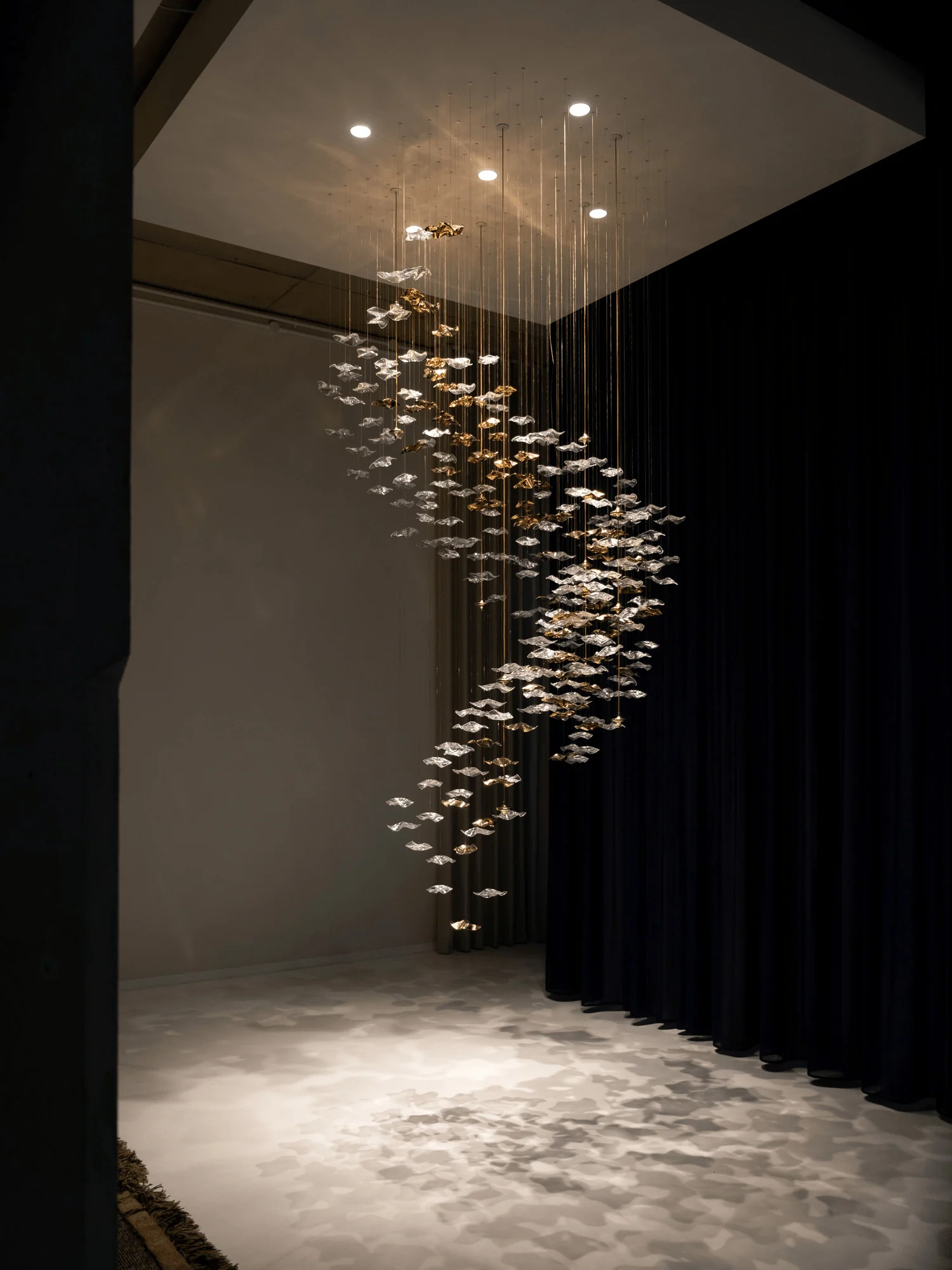 Galaxy Tidal Art Glass Crystal Spiral Chandelier - Image 72