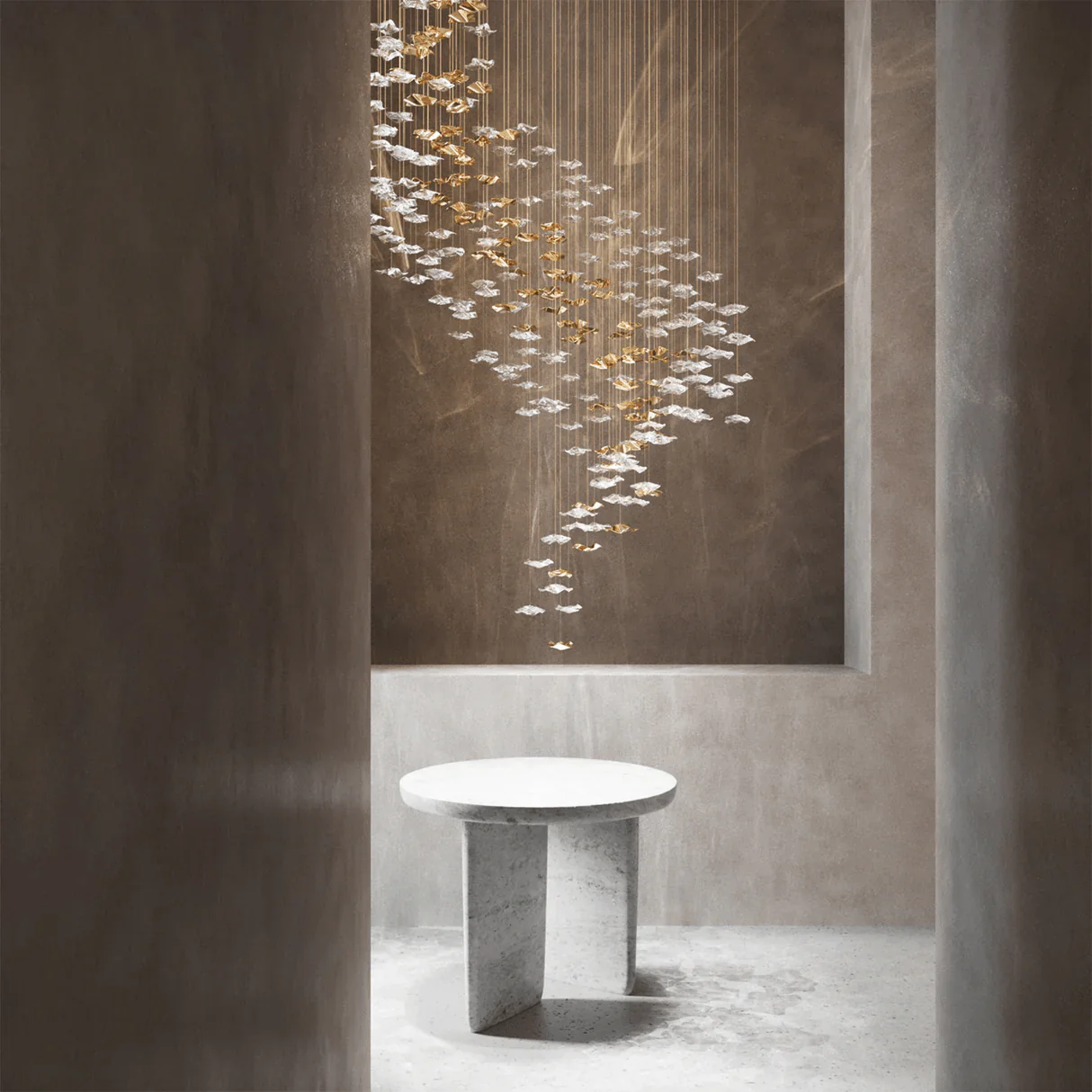 Galaxy Tidal Art Glass Crystal Spiral Chandelier - Image 74