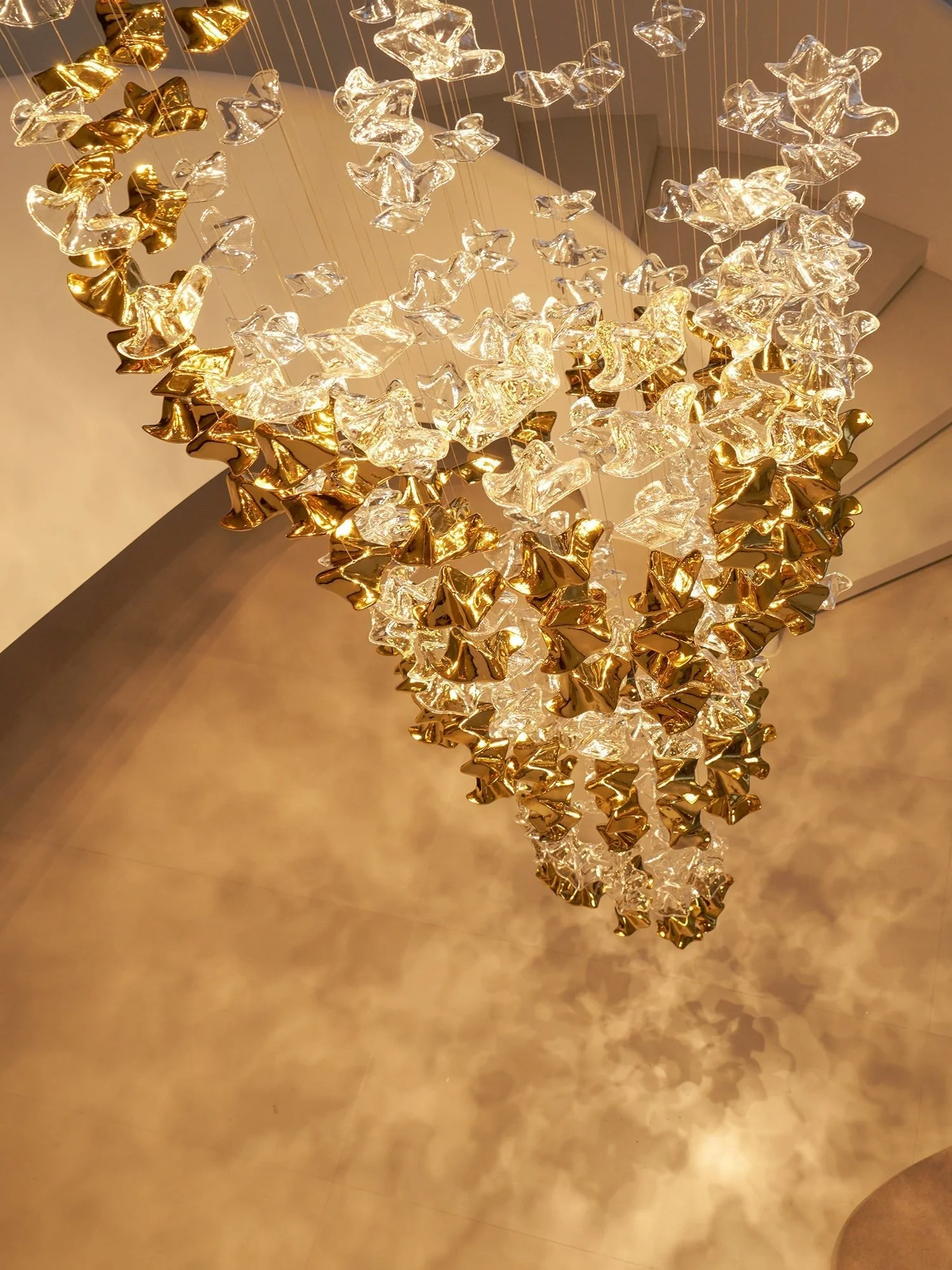 Galaxy Tidal Art Glass Crystal Spiral Chandelier - Image 81
