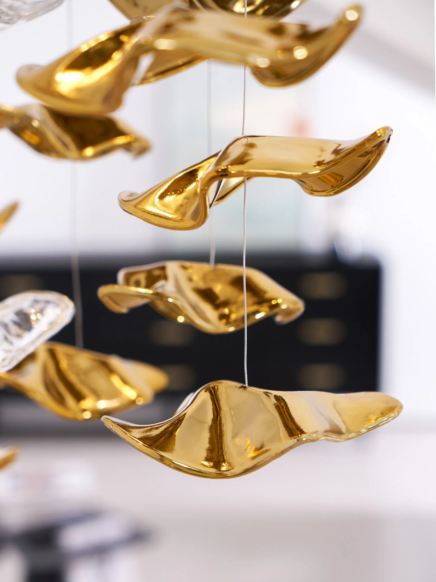 Galaxy Tidal Art Glass Crystal Spiral Chandelier - Image 82