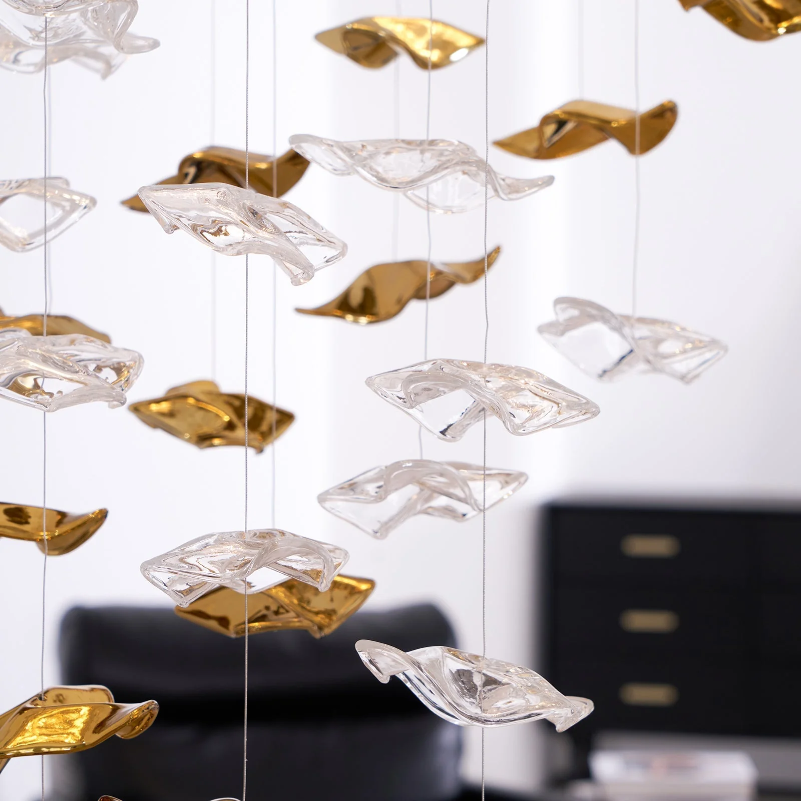 Galaxy Tidal Art Glass Crystal Spiral Chandelier - Image 85