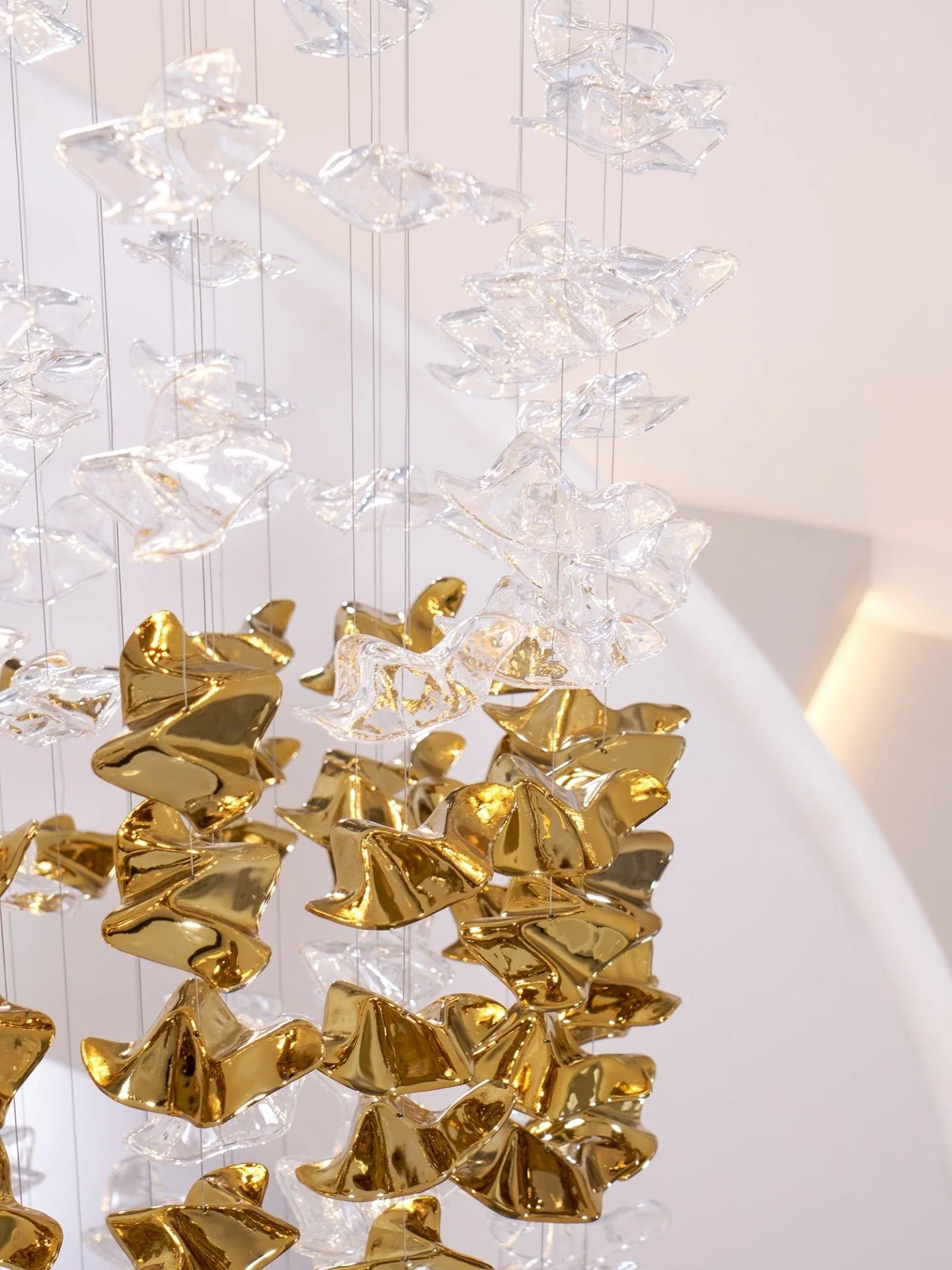 Galaxy Tidal Art Glass Crystal Spiral Chandelier - Image 87