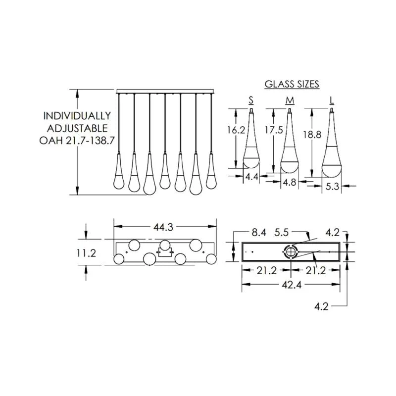 Dolores Linear Chandelier - Image 10