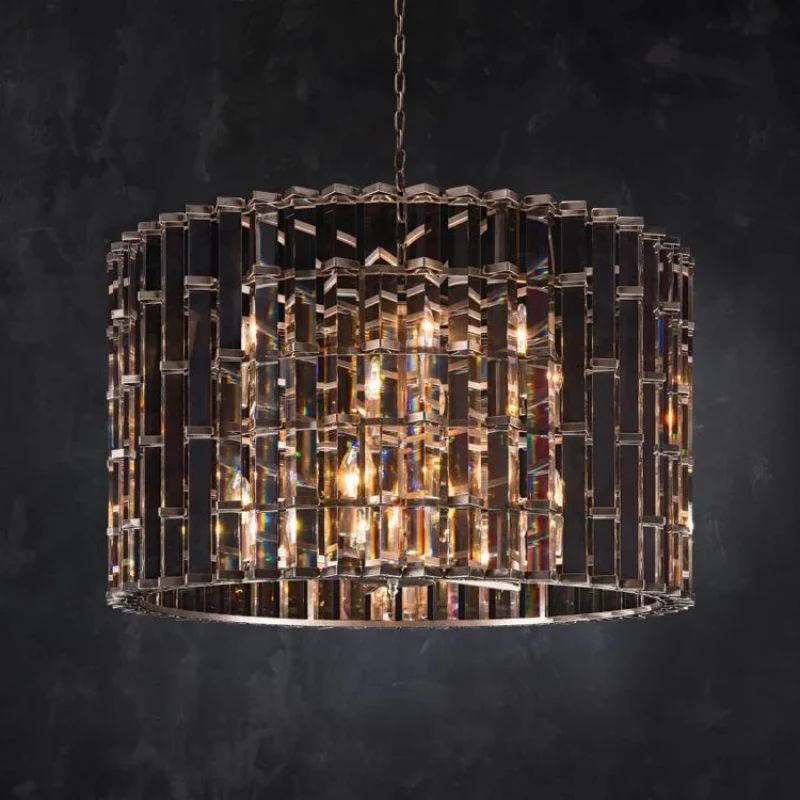 Dora Glass Round Chandelier - Image 7