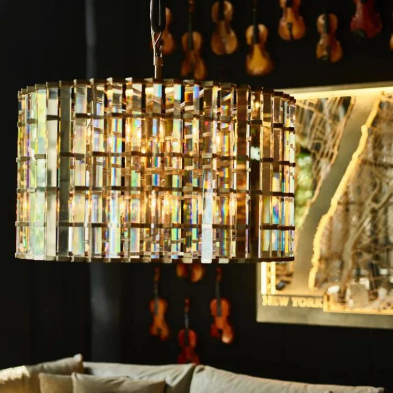 Dora Glass Round Chandelier - Image 9