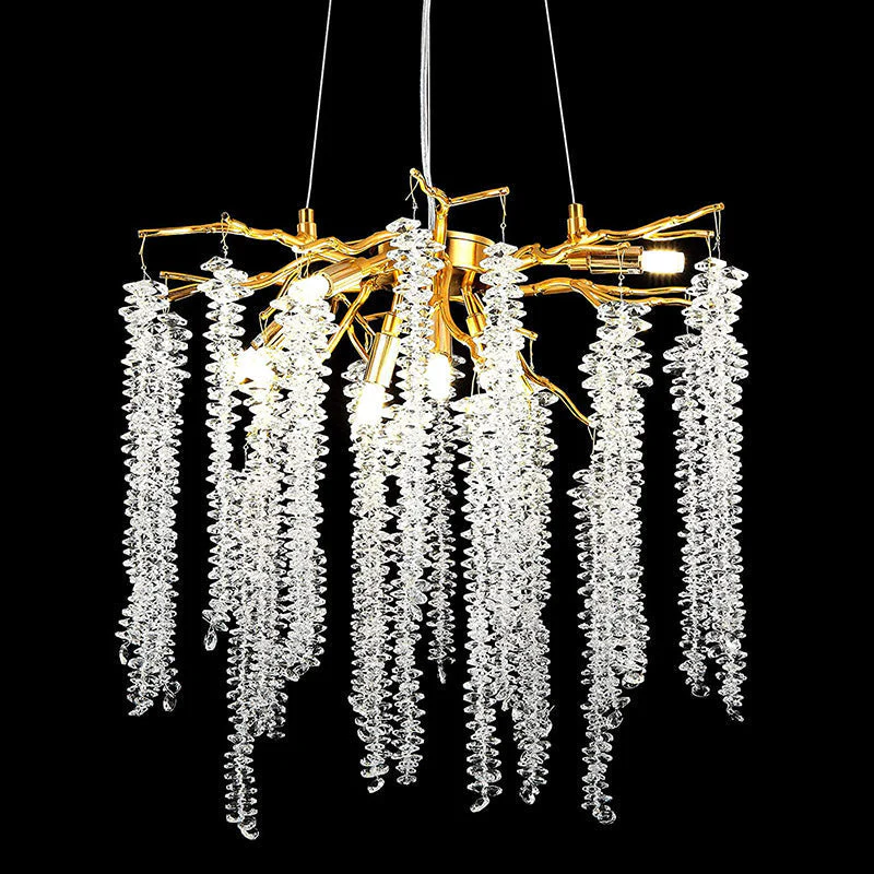 Doris White Crystal Branch Chandelier 20.5"D - Image 3