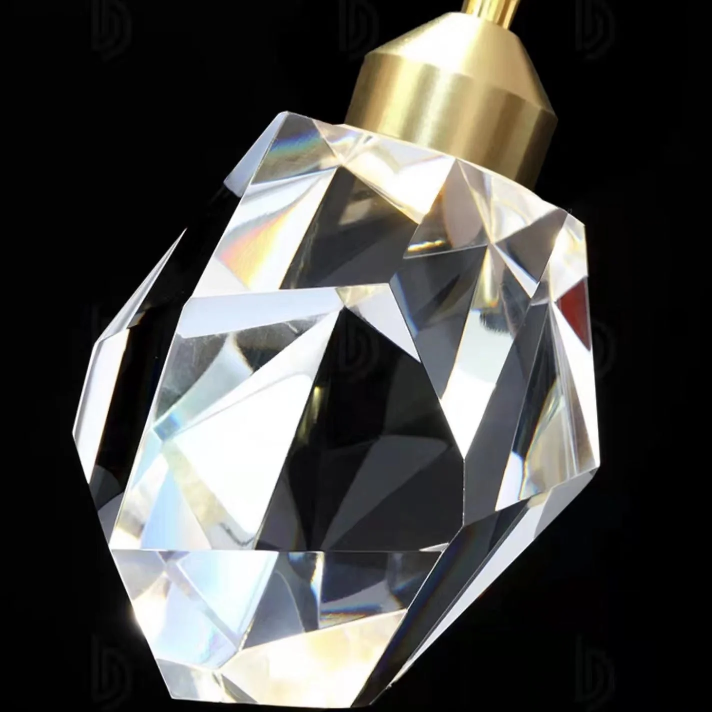 Modern Crystal Chandelier Foyer Living Room Droplight Hall Decoration Lights - Image 8