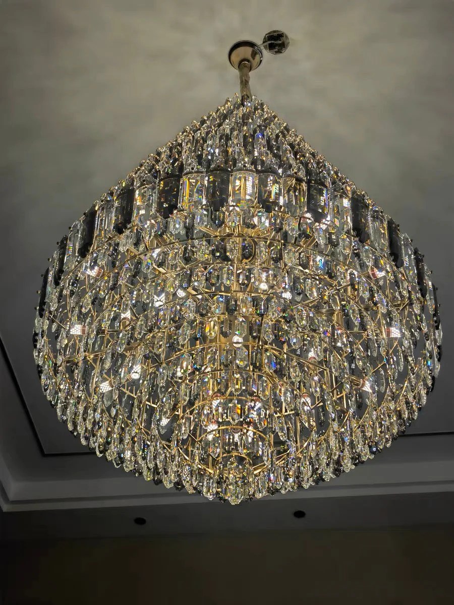Staircase/Foyer Chandelier With High Clarity Crystals Luxury Ceiling Light - Image 6