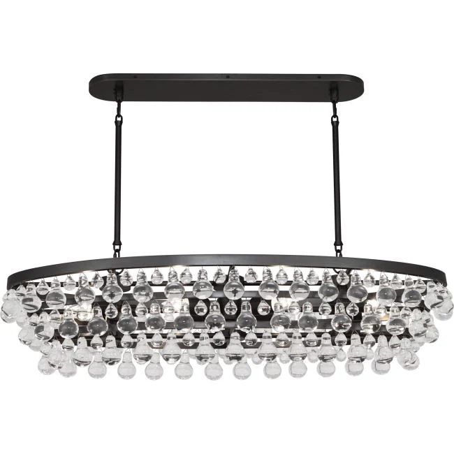 Eamon Glass Oval Chandelier 42.75''W - Image 6