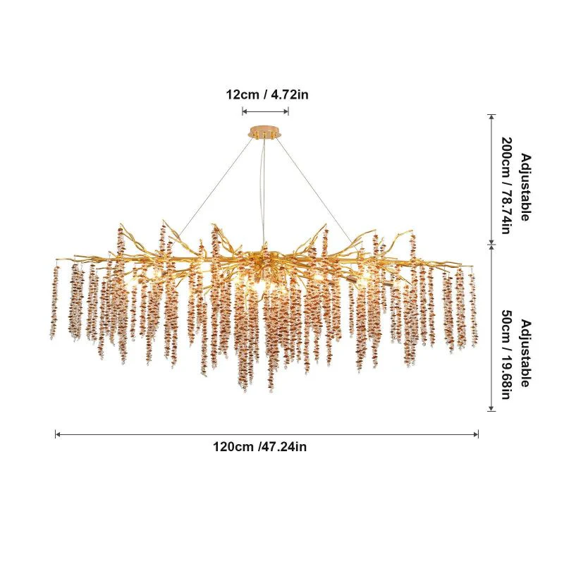 Eileen Dining Room Branch Chandelier - Image 6