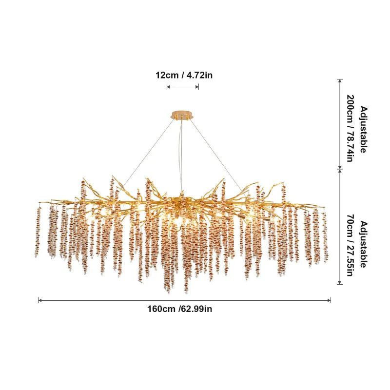Eileen Dining Room Branch Chandelier - Image 7