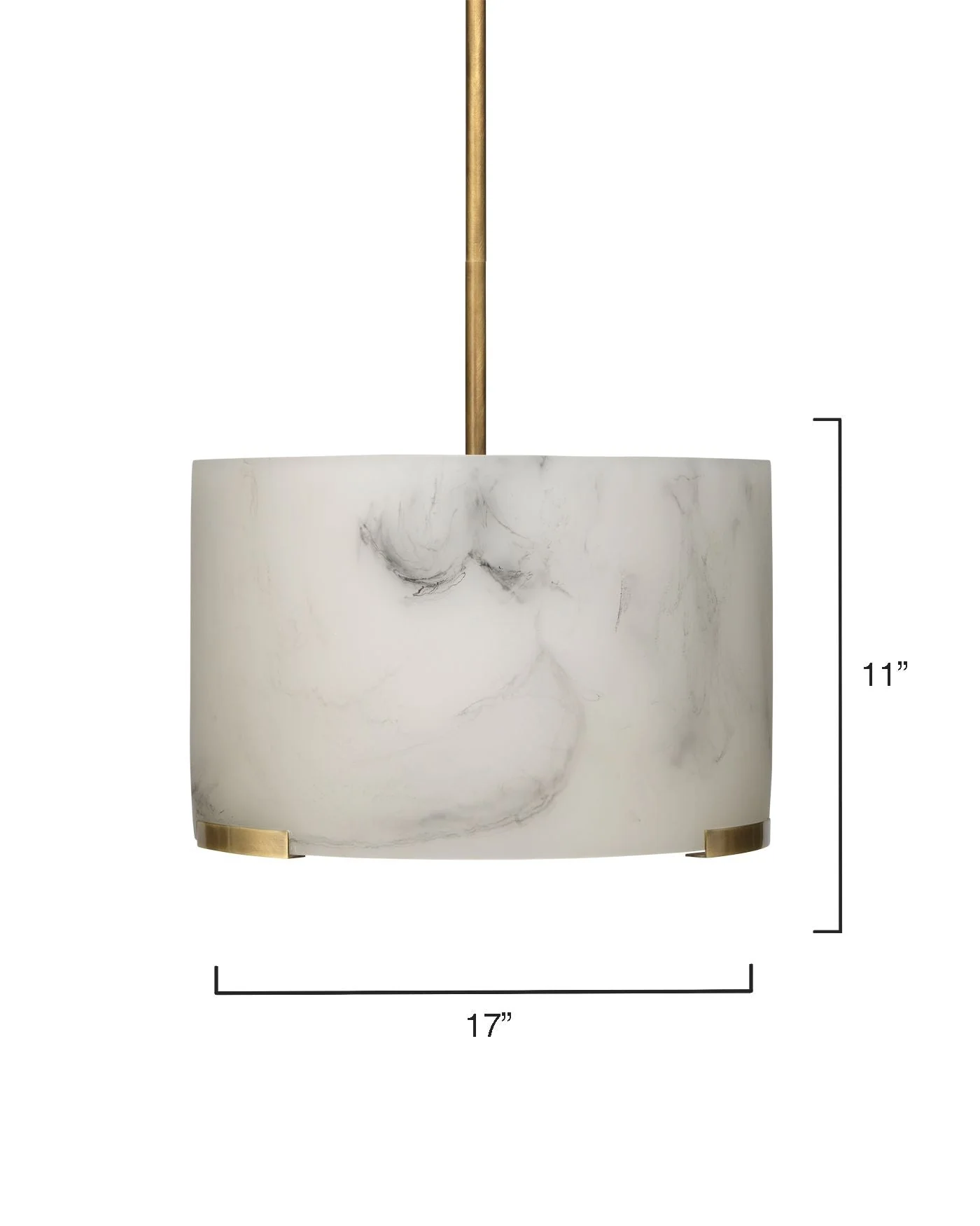 Alabaster Elancourt Pendant 17''W - Image 3