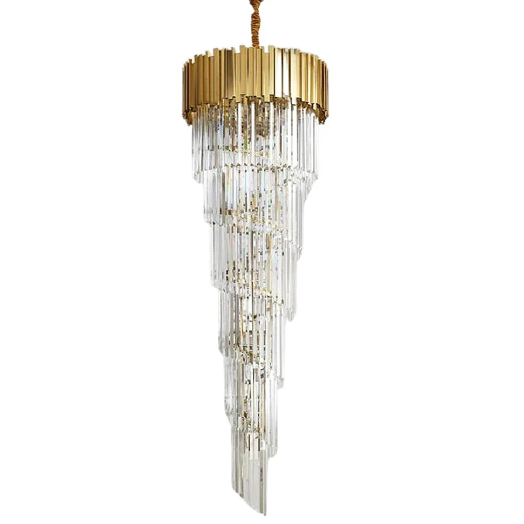 Elian Gillani 2-Story Crystal Chandelier - Image 3