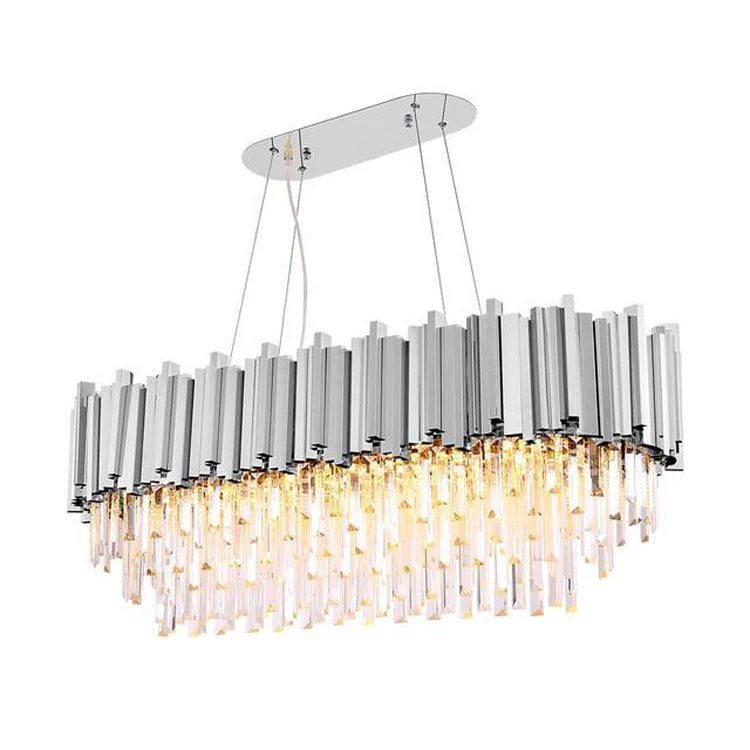 Elian Oval Crystal Chandelier - Image 3