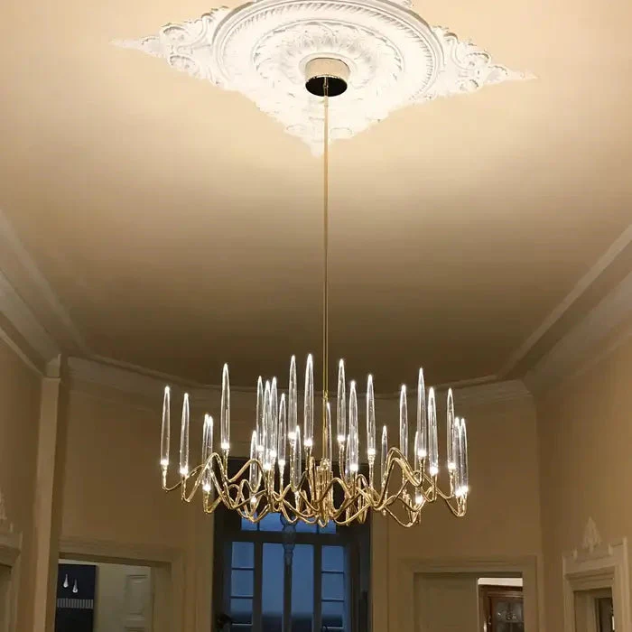 Elijah Crystal Round Chandelier D33'' 47''  55'' - Image 13