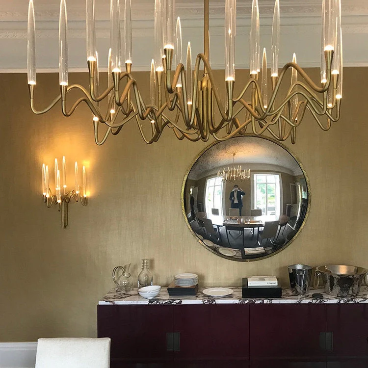 Elijah Crystal Round Chandelier D33'' 47''  55'' - Image 16