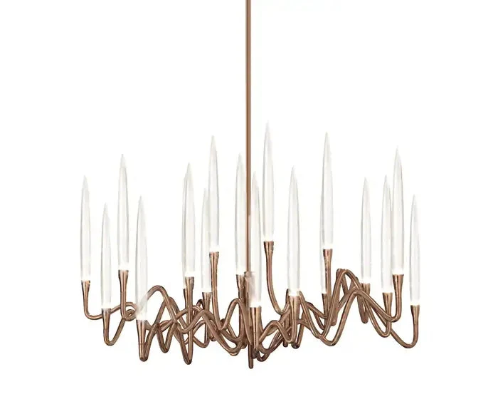 Elijah Crystal Round Chandelier D33'' 47''  55'' - Image 5