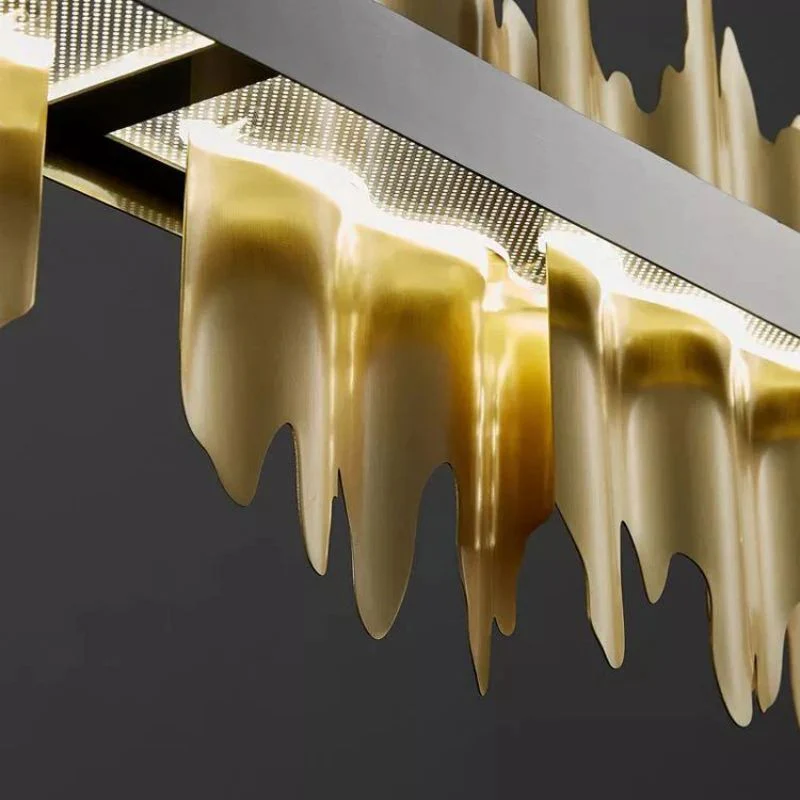 Elvira Modern Sculpture Linear Chandelier - Image 10
