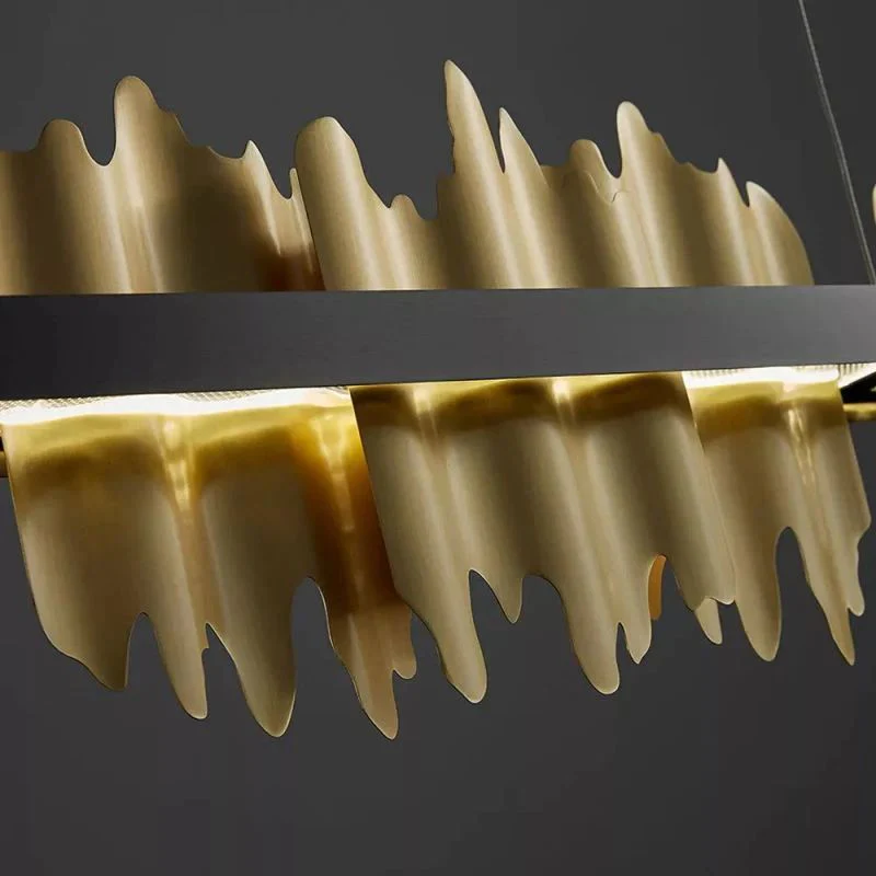 Elvira Modern Sculpture Linear Chandelier - Image 9
