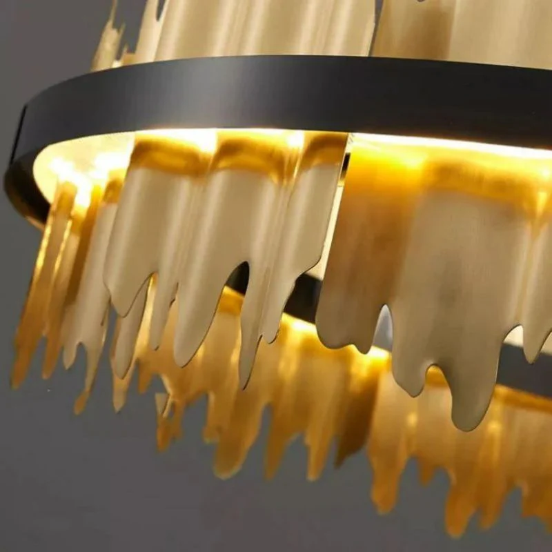 Elvira Modern Sculpture Round Chandelier - Image 14