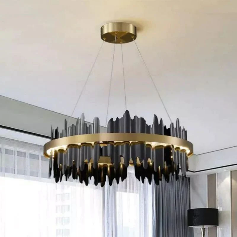 Elvira Modern Sculpture Round Chandelier - Image 2