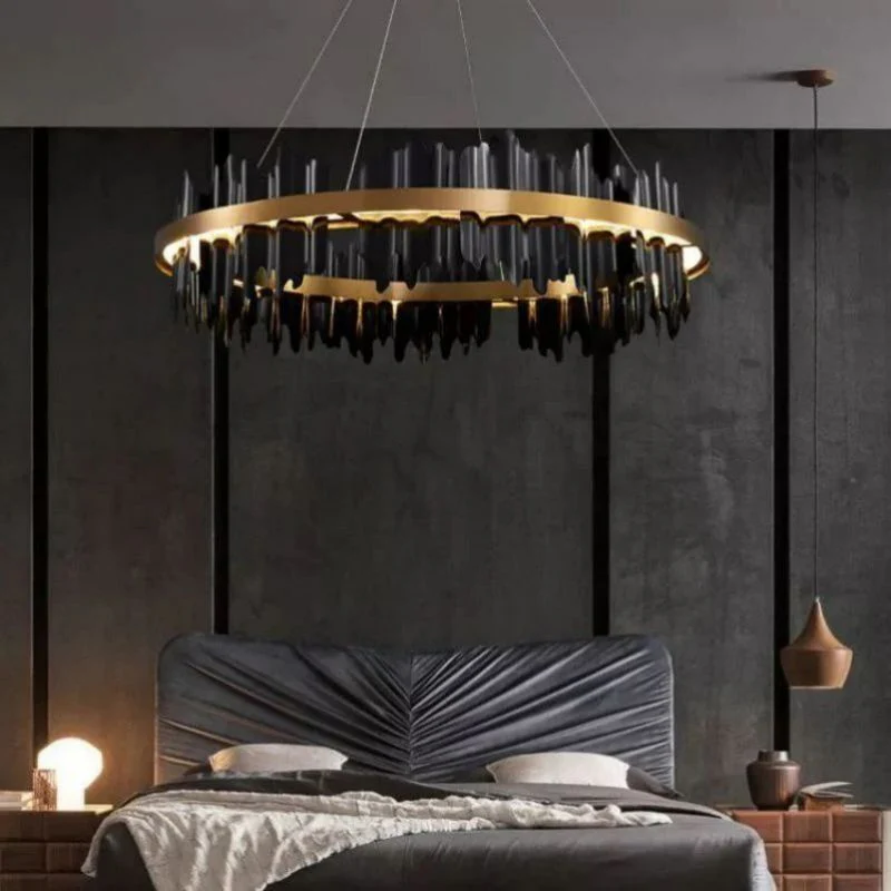 Elvira Modern Sculpture Round Chandelier - Image 3